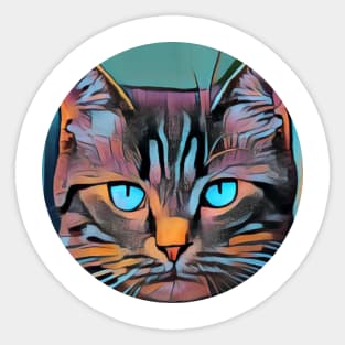Adorable mycat, revolution for cats Sticker